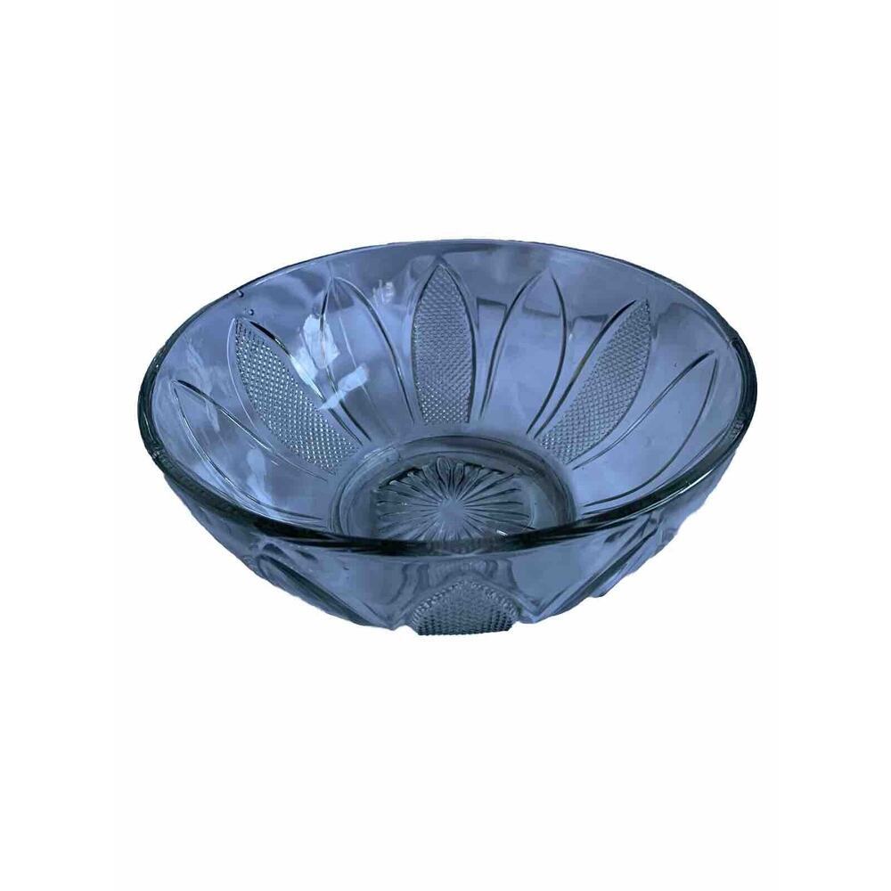 Antique New Martinsville Glass Bowl No. 702 Long Leaf Teasel Bowl 1906 EAPG